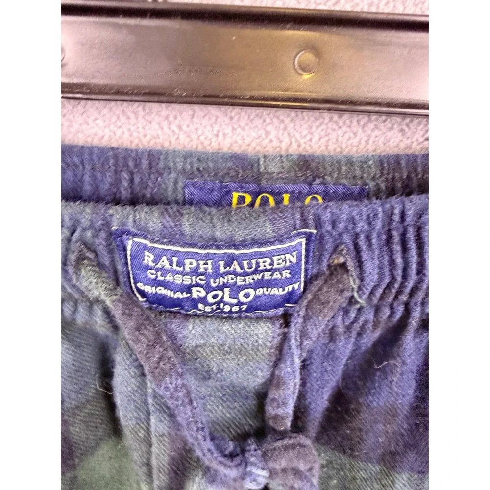 Polo Ralph Lauren Pajama Pants Men XL Blackwatch Tartan Plaid Sleepwear